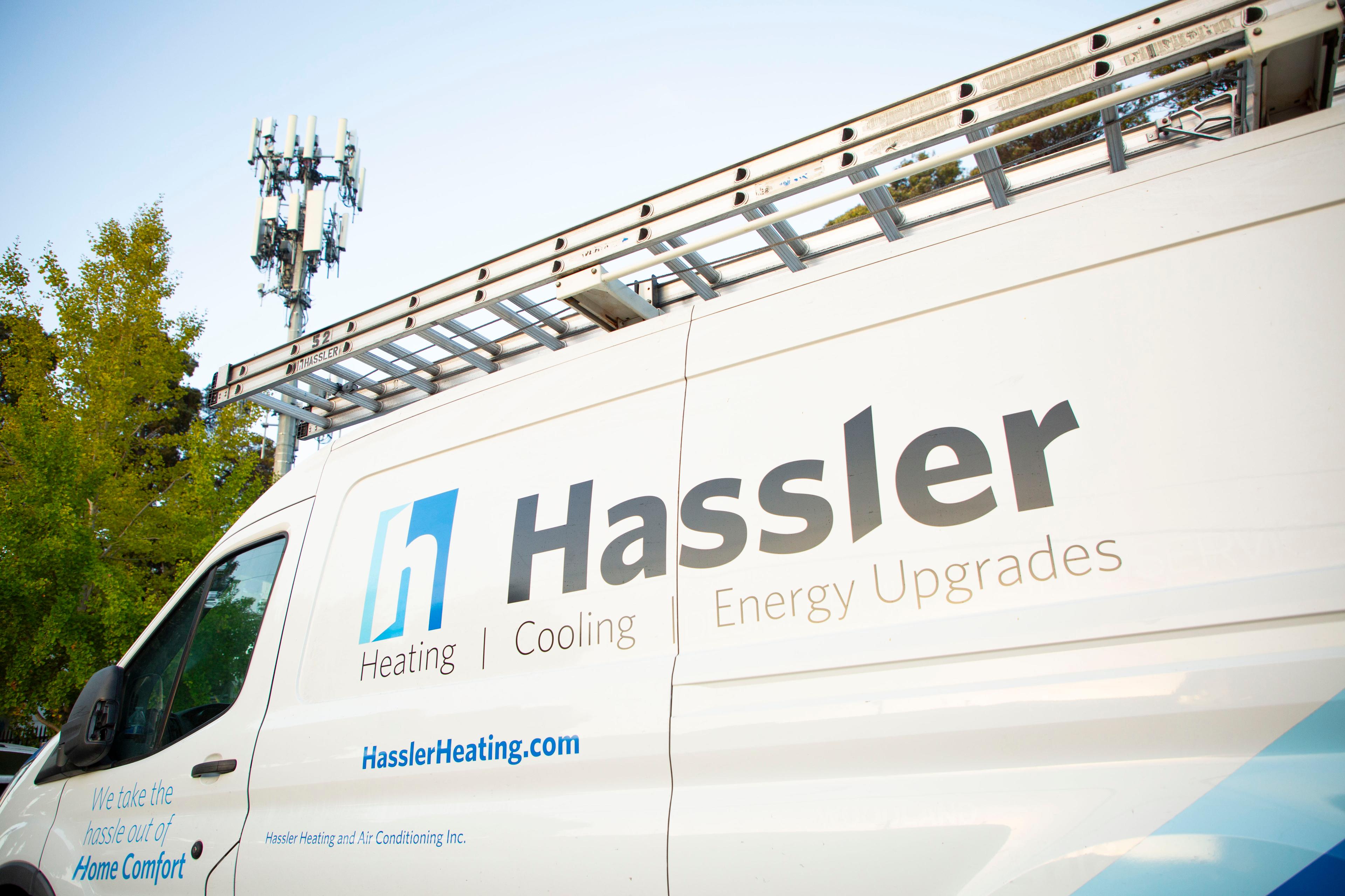 Picture of A look at one of Hassler's service vans - Hassler Heating & Air Conditioning, LLC