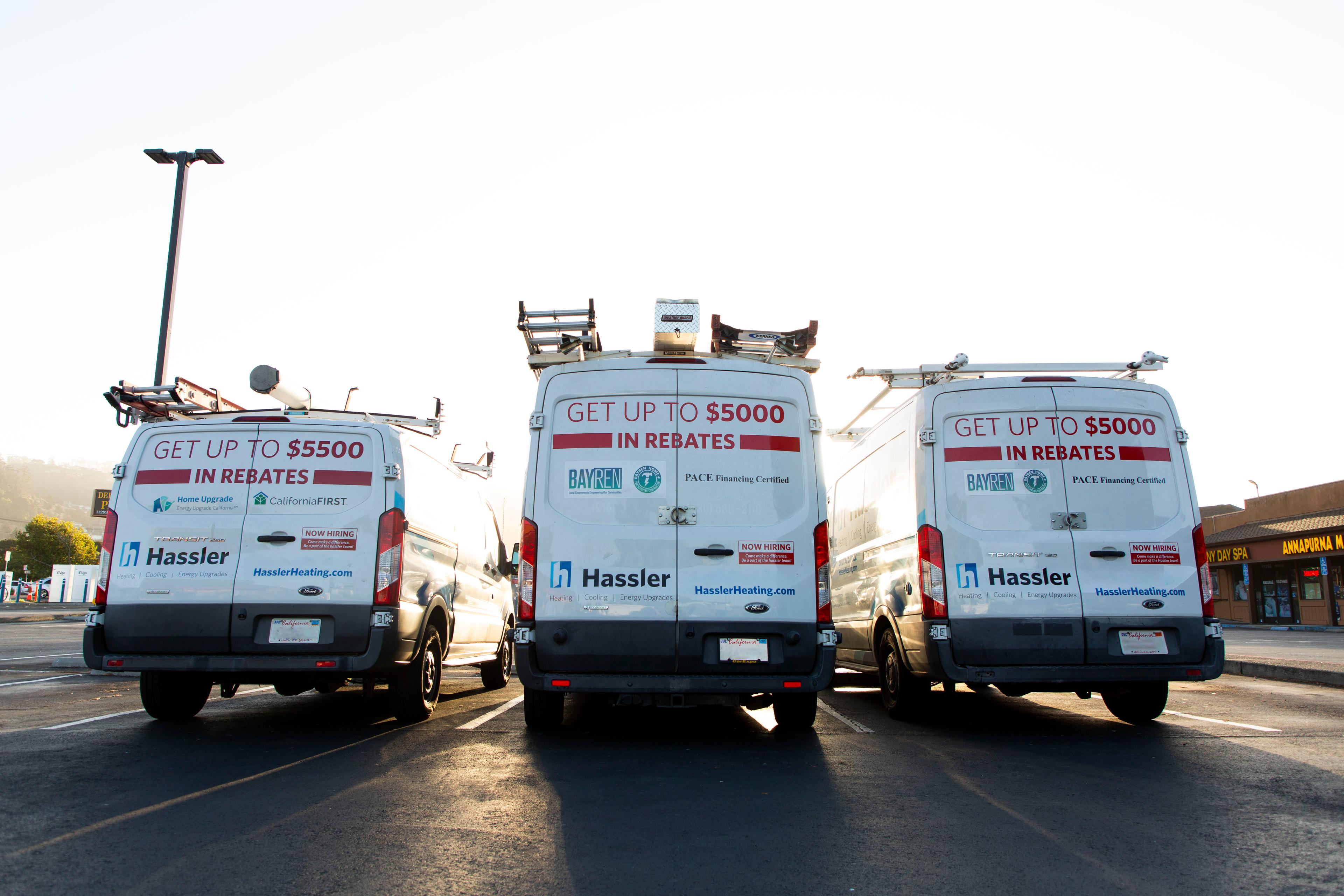 Picture of A look at Hassler's fleet of service trucks - Hassler Heating & Air Conditioning, LLC
