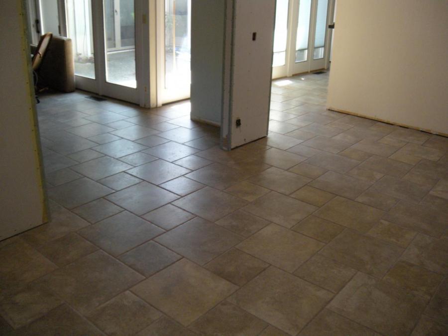 Picture of DC Tile and Stone used a Versailles pattern to install this ceramic tile flooring. - DC Tile and Stone