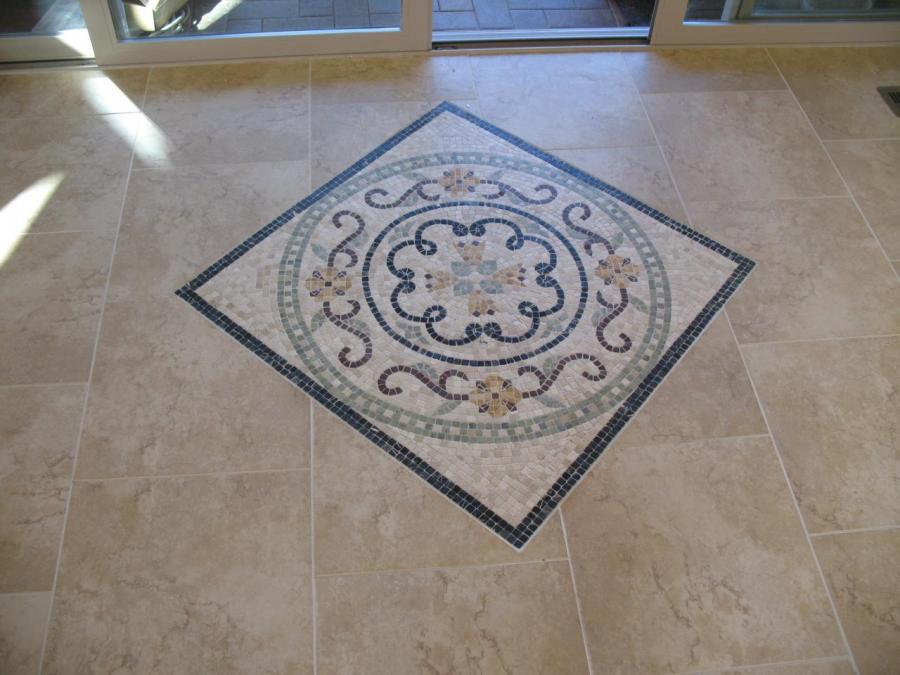 Picture of DC Tile and Stone installed this mosaic accent. - DC Tile and Stone
