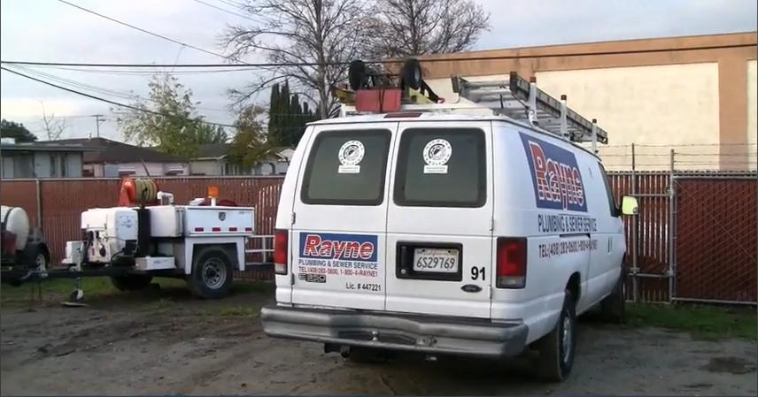 Picture of This Rayne Plumbing and Sewer Service van is ready for a service call. - Rayne Plumbing and Sewer Service, Inc.