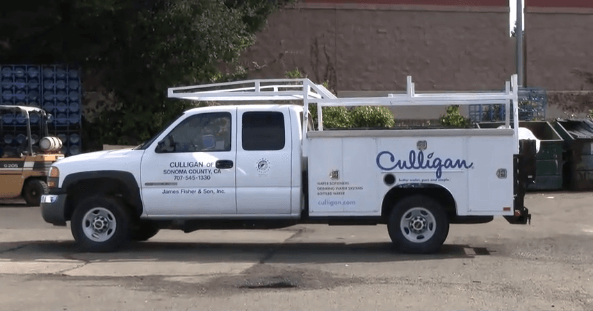 Picture of One of Culligan Water of Sonoma County's service trucks - Culligan Water of Sonoma County