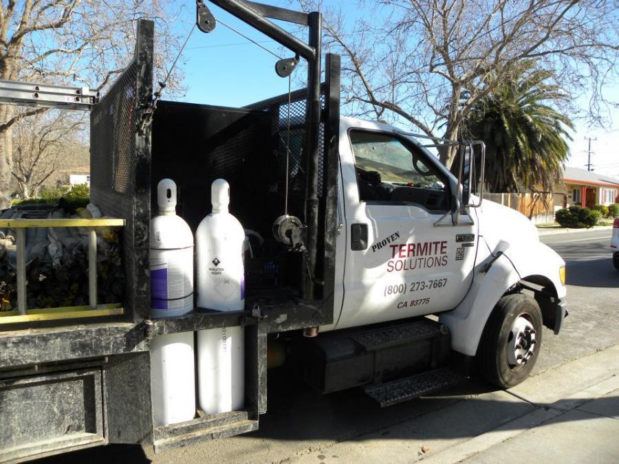 Picture of One of Proven Termite Solutions' service trucks - Proven Termite Solutions