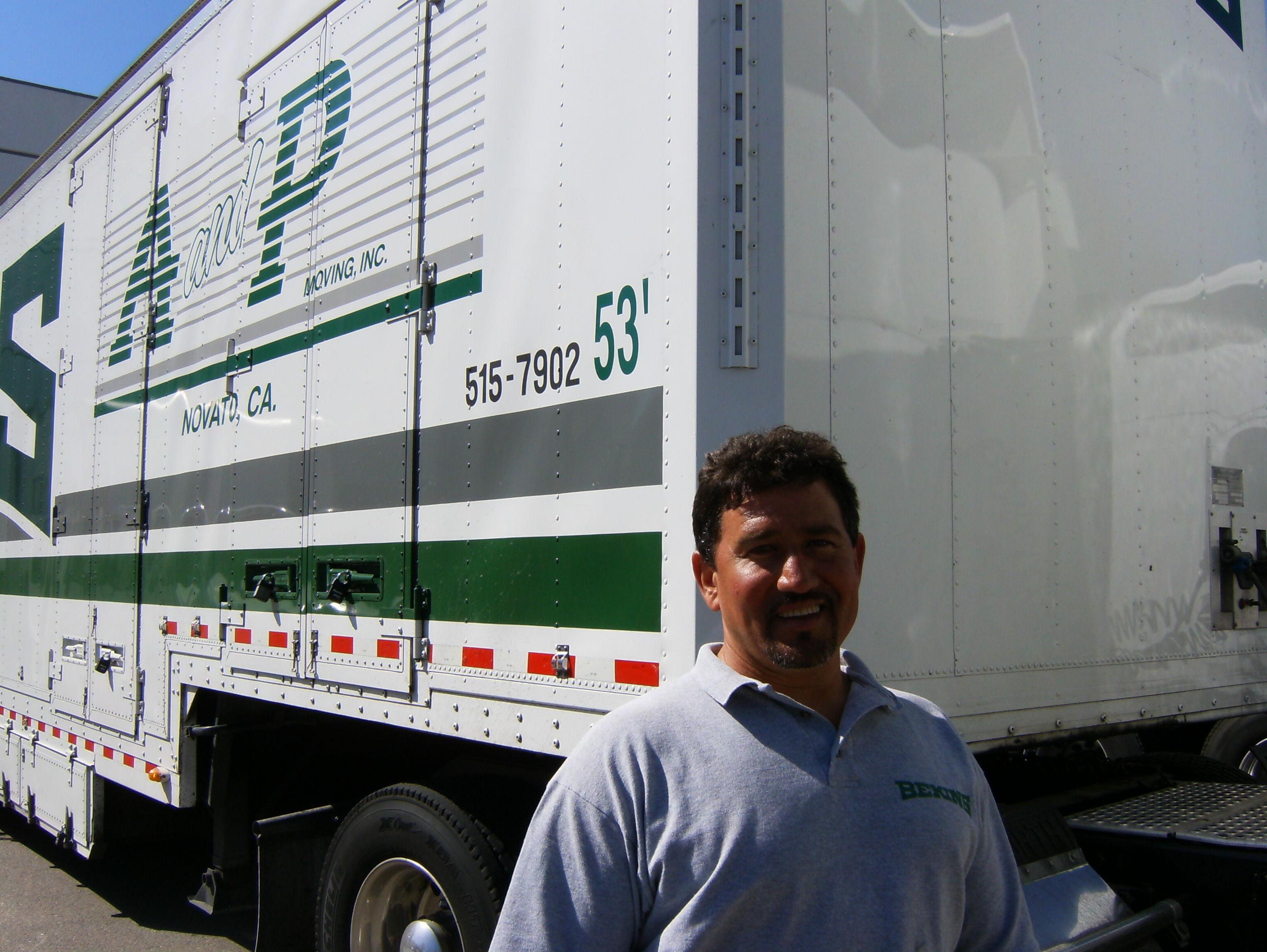 Picture of Ramon Valencia is one of A and P Moving's drivers. - A and P Moving, Inc.