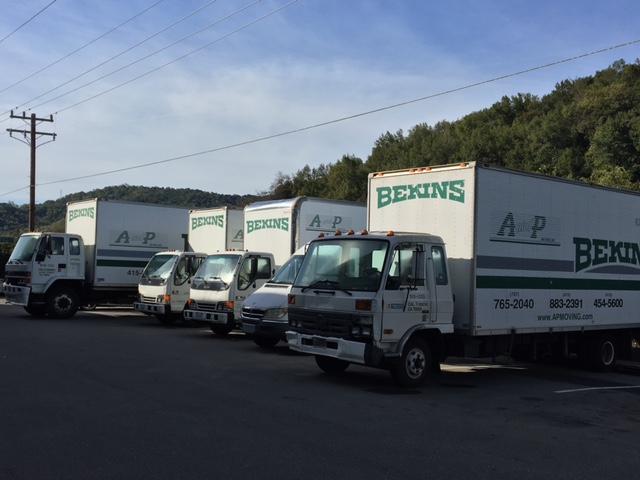 Picture of A look at A and P Moving's local moving trucks. - A and P Moving, Inc.