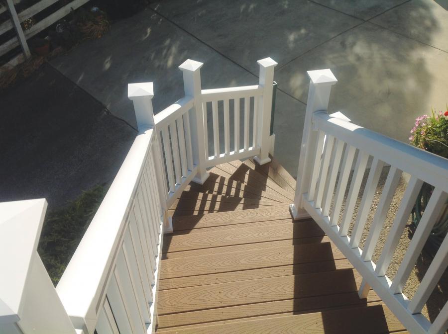 Picture of DJ Baker Construction installed these spiral stairs on a client's property. - DJ Baker Construction