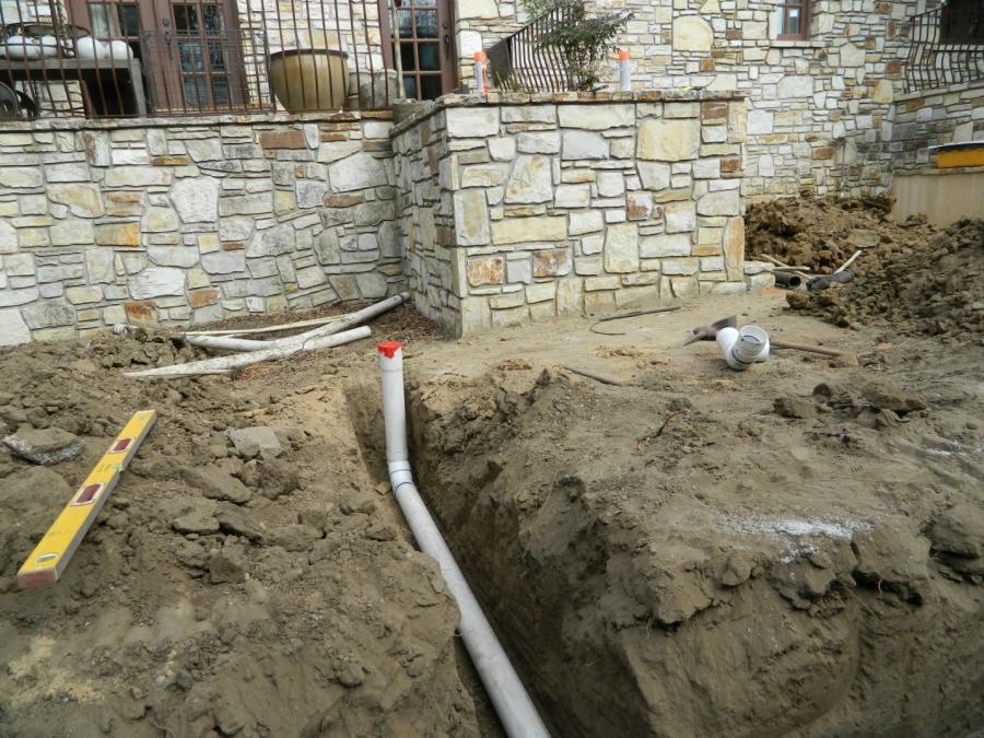 Picture of Devengenzo Landscaping & General Engineering built a new complete drainage system for this 80-year-old property. - Devengenzo Landscaping & General Engineering Inc.