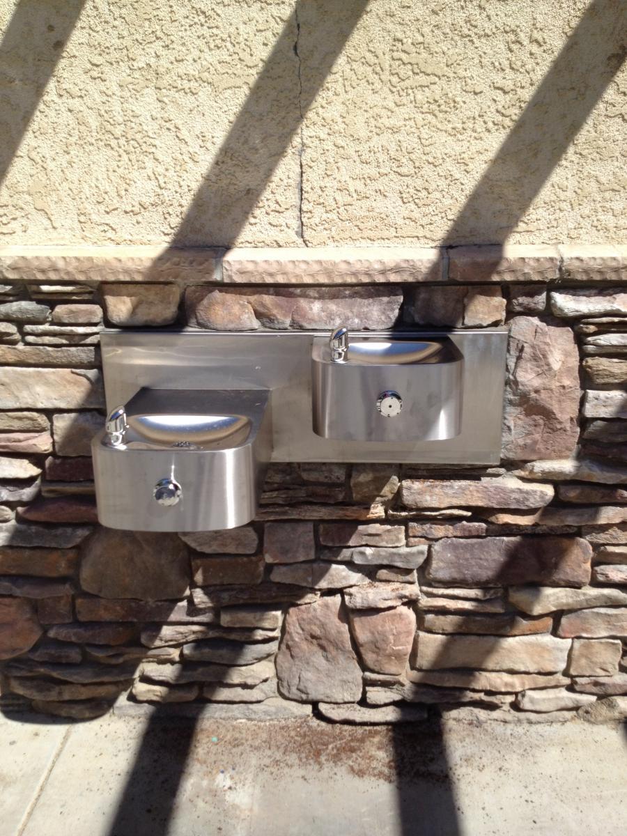 Picture of Savior Plumbing installed this hi-lo drinking fountain at a school in San Ramon. - Savior Plumbing, Inc.