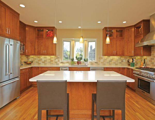 Picture of Gold Hammer Construction remodeled this kitchen in San Rafael. - Gold Hammer Construction, Inc.