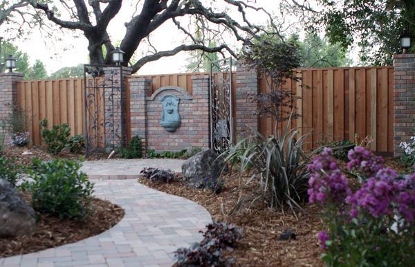 Picture of Pacific Landscaping installed this brick walkway in Martinez. - Pacific Landscaping