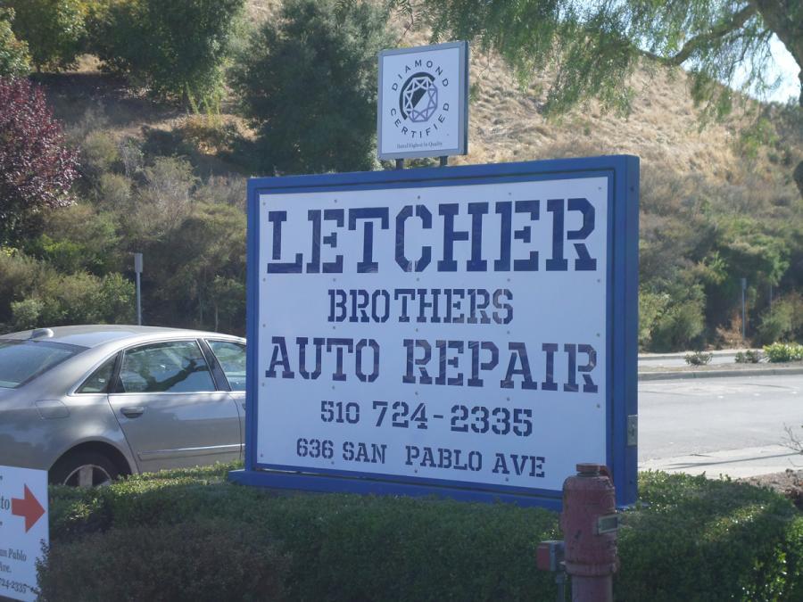 Picture of Letcher Brothers Auto Repair's new location is located on San Pablo Avenue in Pinole. - Letcher Brothers Auto Repair
