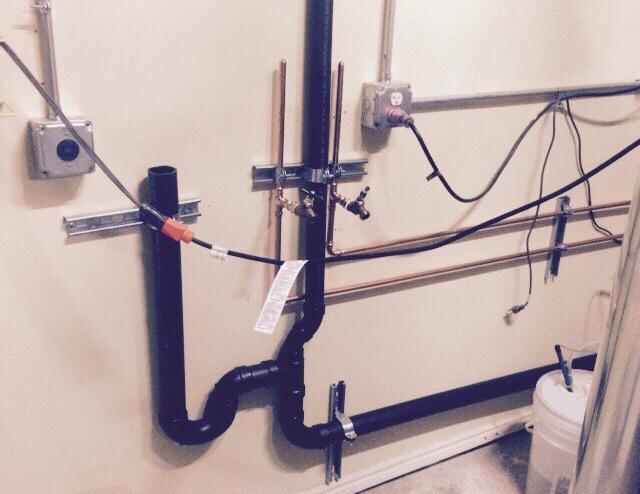 Picture of An example of One Source Plumbing and Rooter's laundry hook-up work - One Source Plumbing and Rooter, Inc.