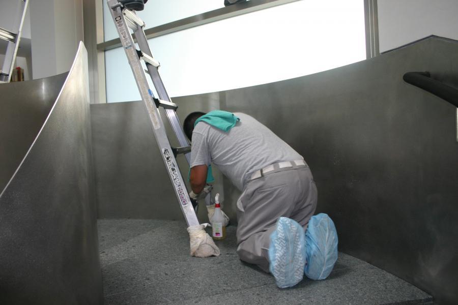 Picture of SonoMarin Cleaning Services has the expertise experience and products to clean stainless steel structures and walls. - SonoMarin Cleaning Services, Inc.