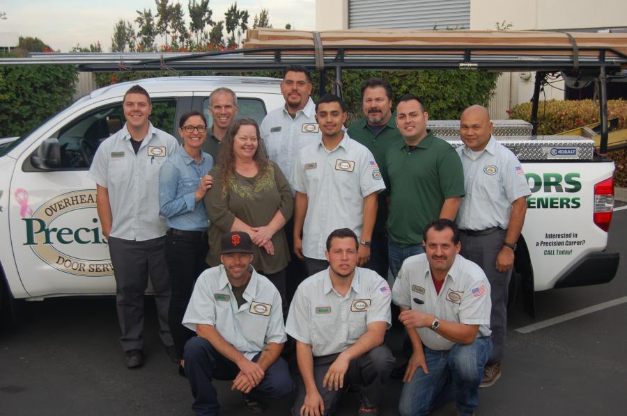 Picture of Precision Door Services of the Bay Area's staff focuses on providing outstanding customer service. - Precision Door Services of the Bay Area
