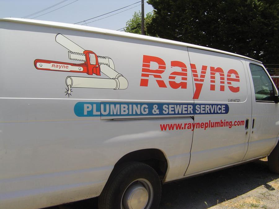 Picture of One of Rayne Plumbing and Sewer Service's fully stocked service vans - Rayne Plumbing and Sewer Service, Inc.