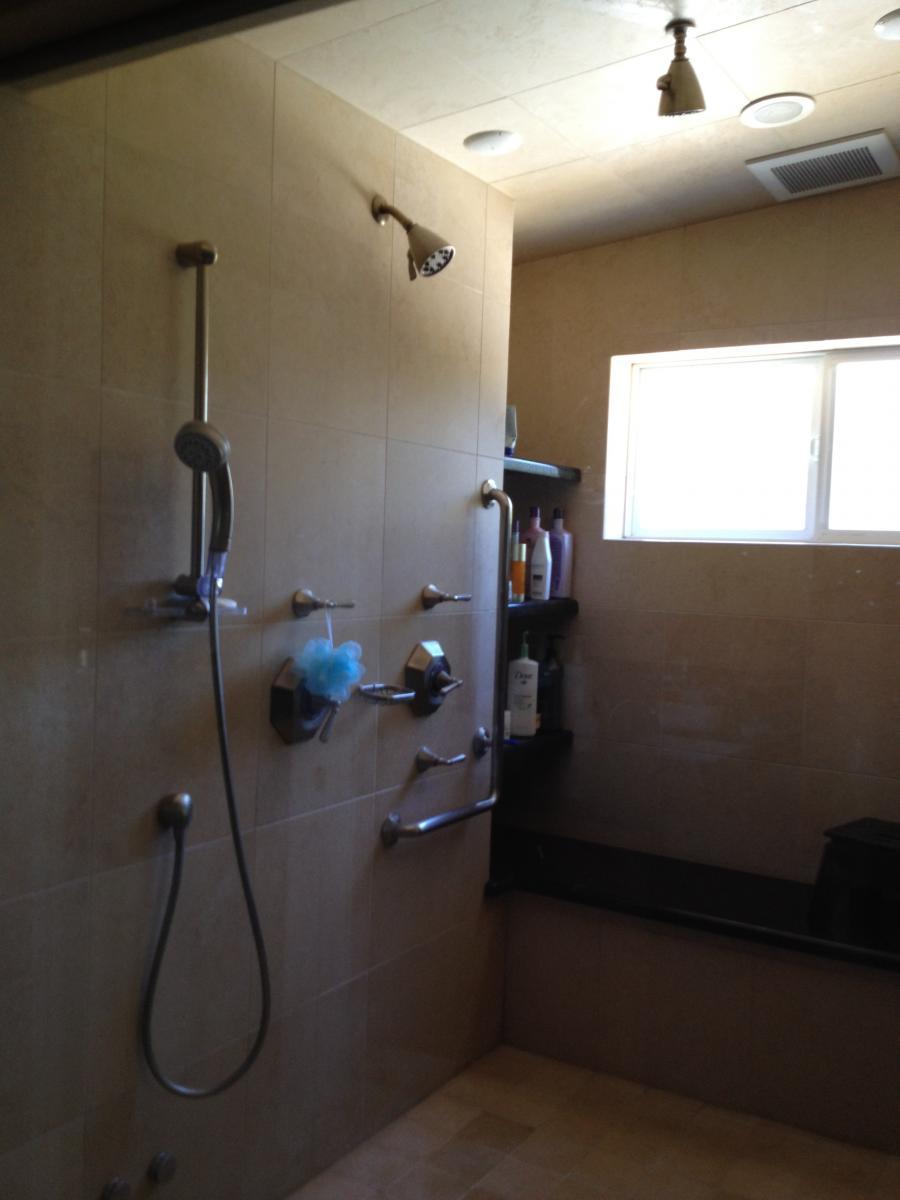 Picture of Savior Plumbing recently installed these multi-function shower fixtures in a home in Lafayette. - Savior Plumbing, Inc.