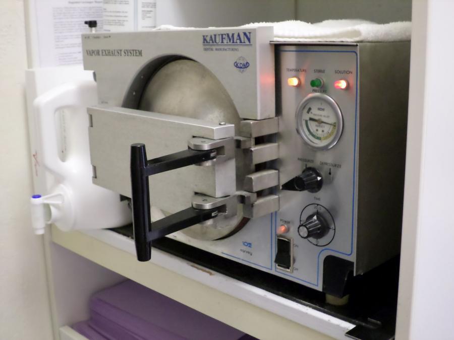 Picture of The chemiclave is the last step in the sterilization process. - William R. Hummer, DDS