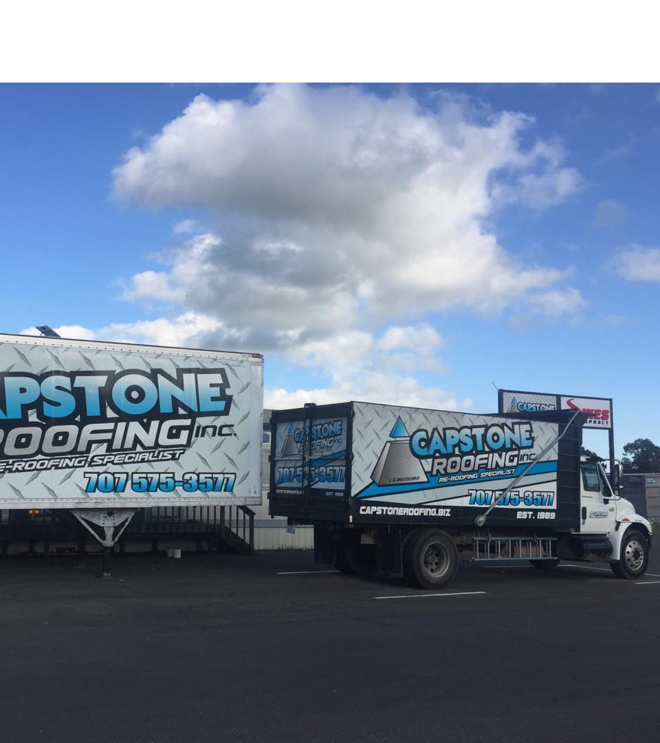 Picture of A look at Capstone Roofing's service vehicles - Capstone Roofing, Inc.