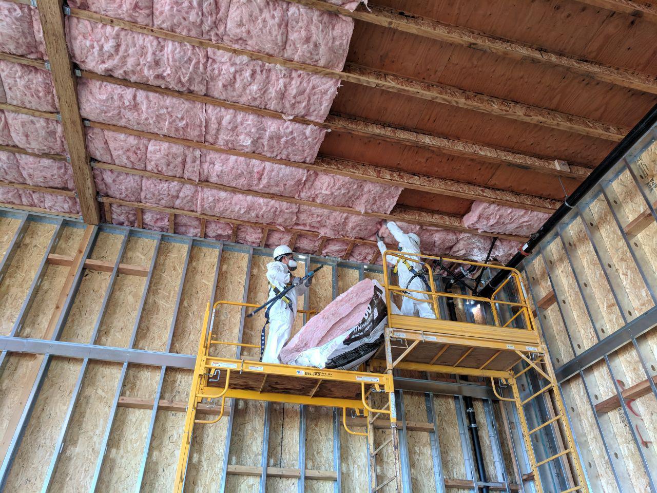 Picture of A recent commercial insulation project by Atticare - Atticare Construction