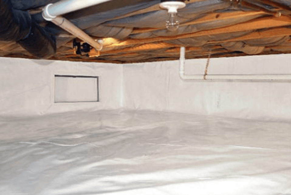 Picture of (2 of 2) Atticare installed new insulation and a vapor barrier to prevent moisture-related issues. - Atticare Construction