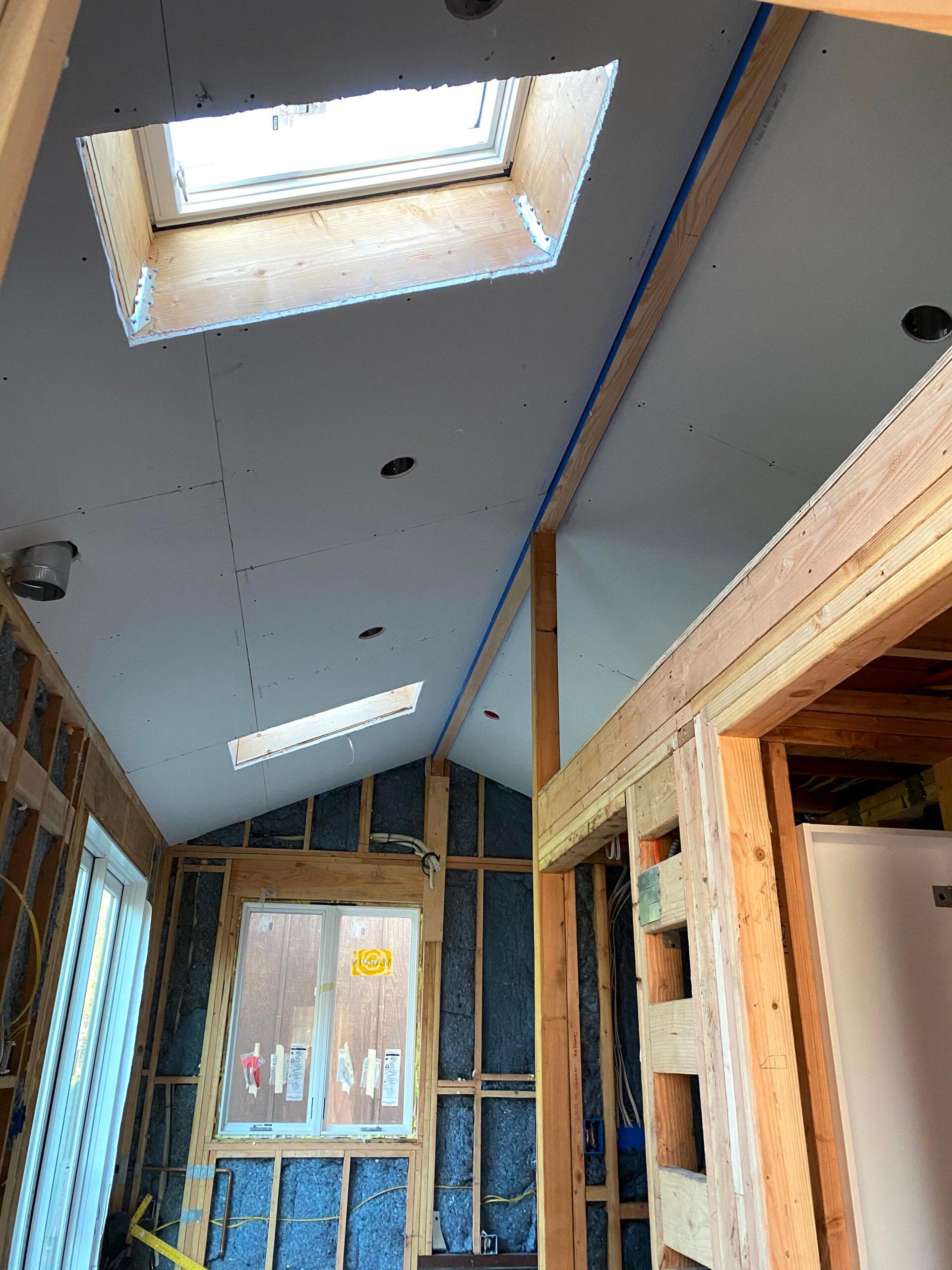 Picture of Green Living Builders installed these skylights to bring in extra light and enhance the room. - Green Living Builders LLC