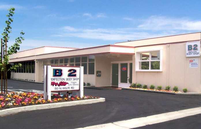 Picture of B2 Perfection Auto Body is conveniently located near the corner of Kifer Road and N. Wolfe Road in Sunnyvale. - B2 Perfection Auto Body
