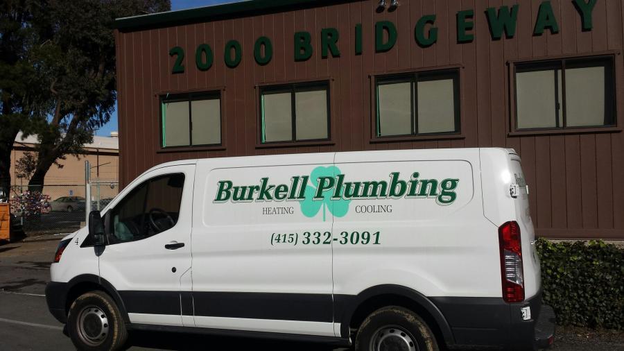 Picture of One of the service vans in Burkell Plumbing's fleet - Burkell Plumbing, Inc.