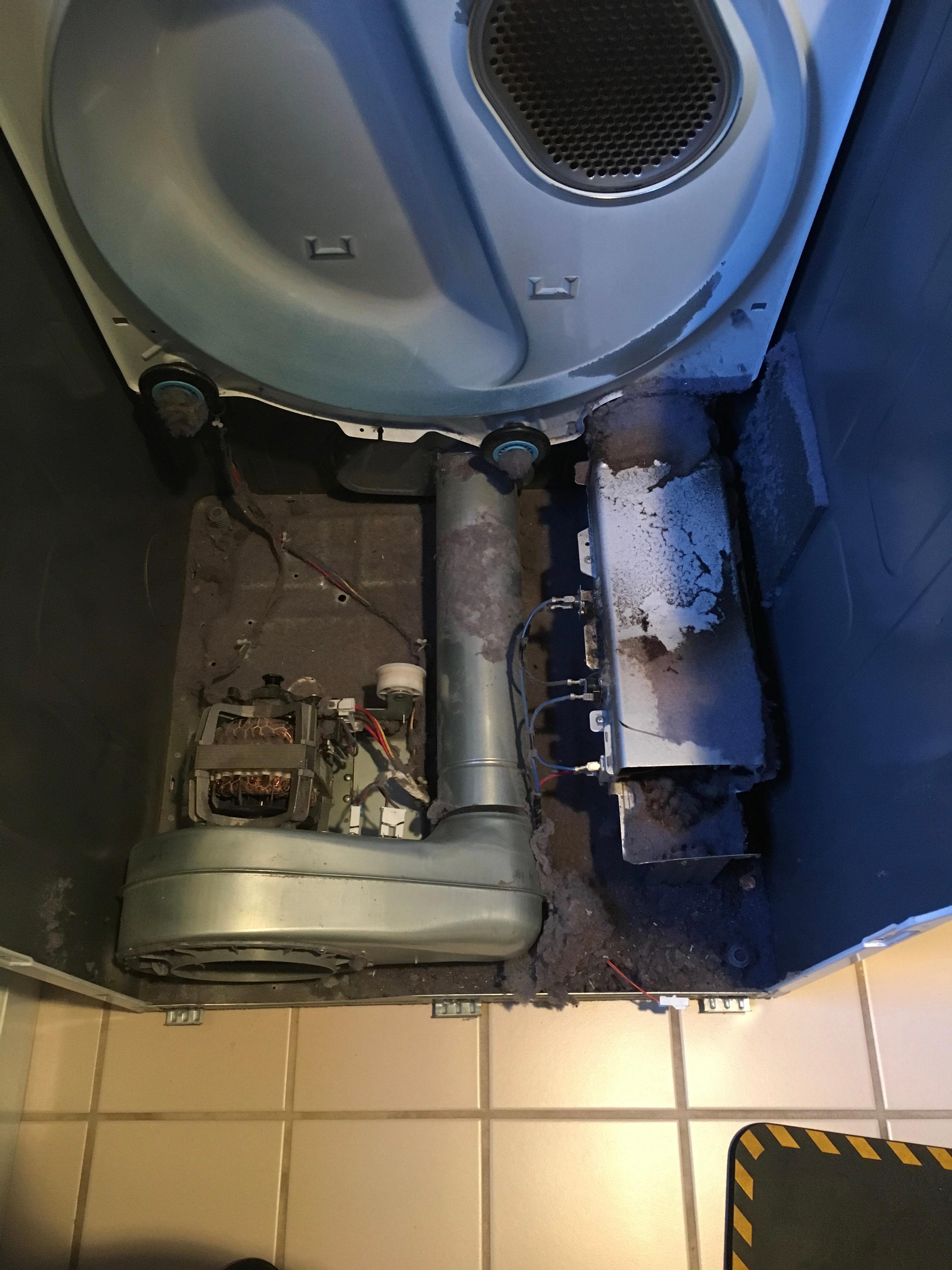 Picture of FixEm Appliance Repair - Dryer servicing and maintenance - Before - FixEm Appliance Repair