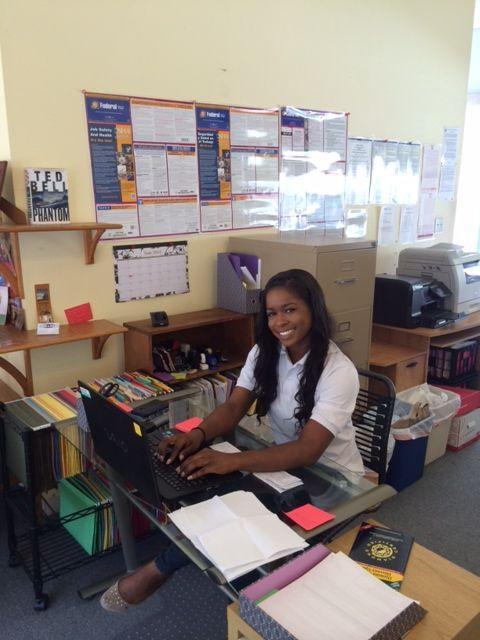 Picture of Office Manager Olivia'Whitcomb keeps Good & Clean's office fully staffed so customers can always get help. - Good & Clean Co. Inc.