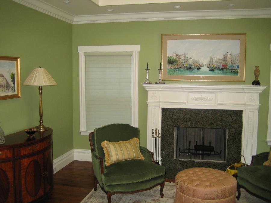 Picture of Add class with Silhouette shade (green). - Creative Window Fashions, Inc.