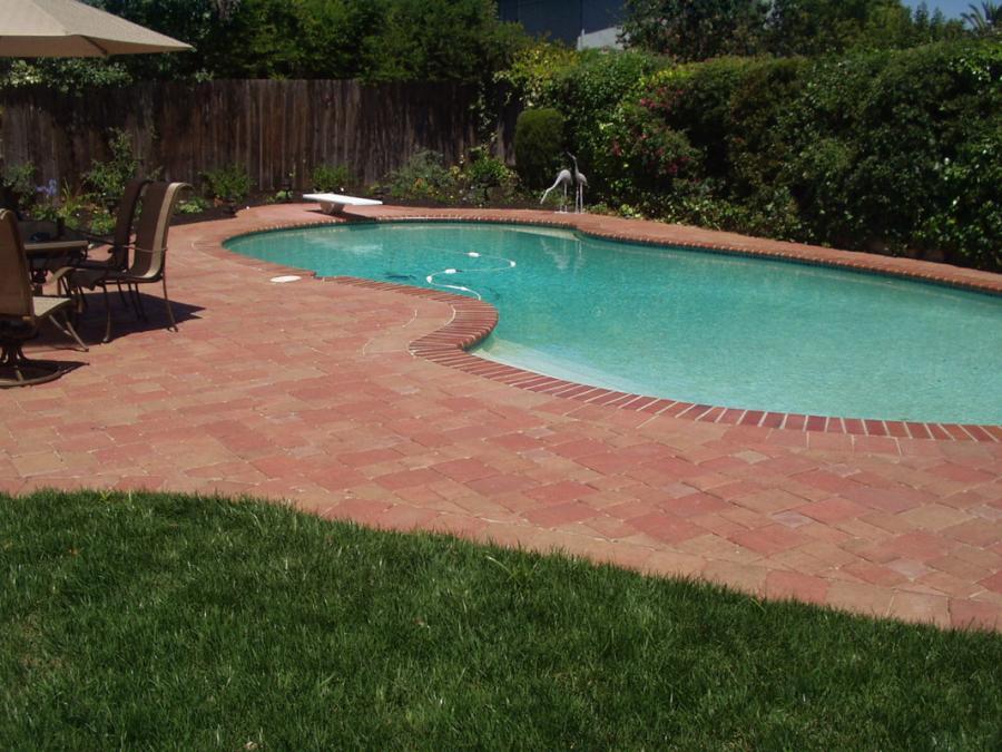 Picture of A pool deck lawn and planting project in Concord - Natural Landscaping Contractors