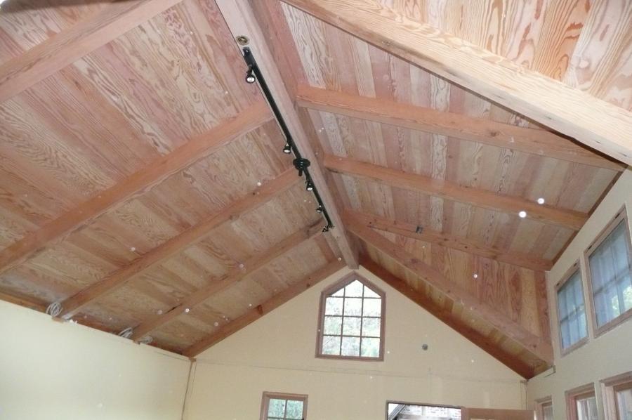 Picture of Wood ceiling "Before" - CertaPro Painters of Berkeley