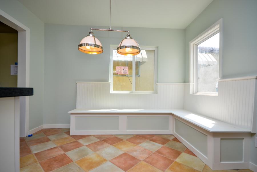 Picture of Home Healing Renovations installed this breakfast nook in a home in Berkeley's Westbrae neighborhood. - Home Healing Renovations Inc