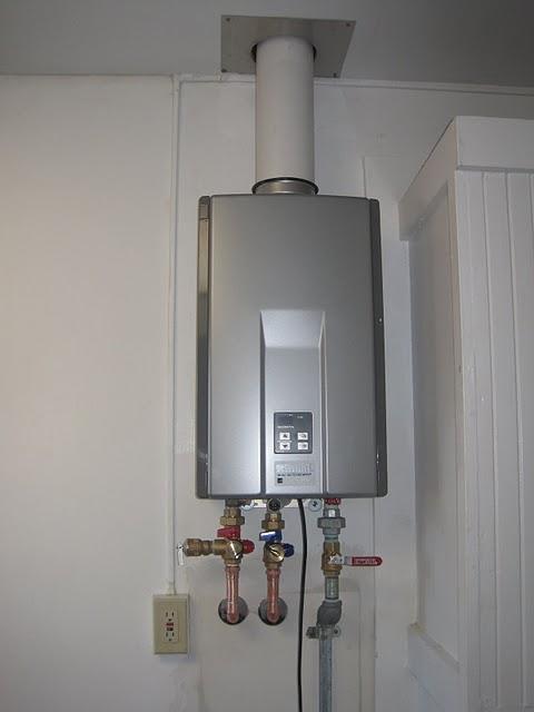 Picture of In addition the company handles tankless water heater installation. - Albert Nahman Plumbing, Heating and Cooling