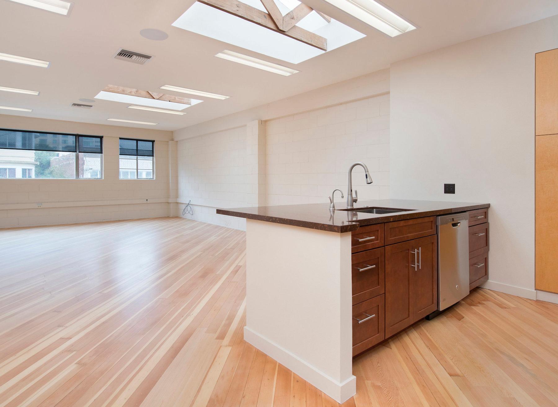 Picture of Roberts Electric Company was the electric contractor on this Oakland Uptown loft. The company's goal was to make the most of a small space. The results: a sleek functional light bright urban space. - Roberts Electric Company, Inc.