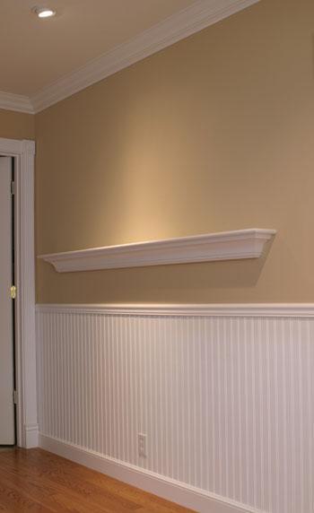 Picture of Moulding can be used creatively to add a wall shelf. - Moulding Masters Of California