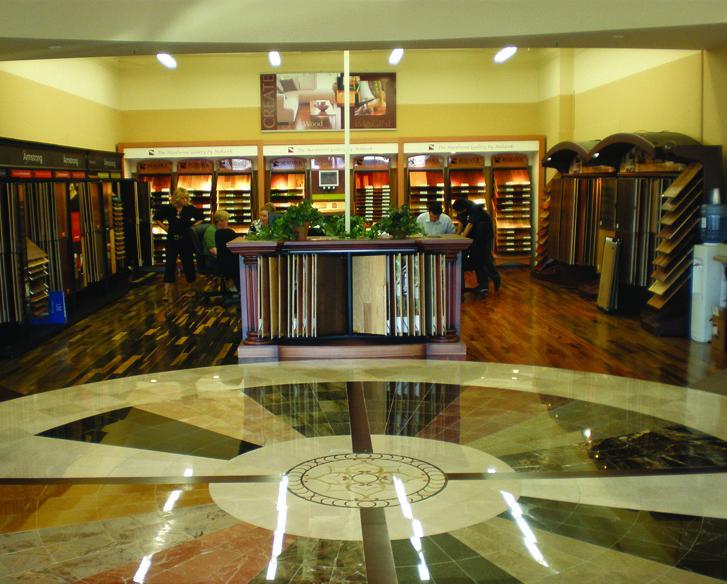 Picture of The Floor Store's Dublin showroom displays numerous flooring products. - The Floor Store