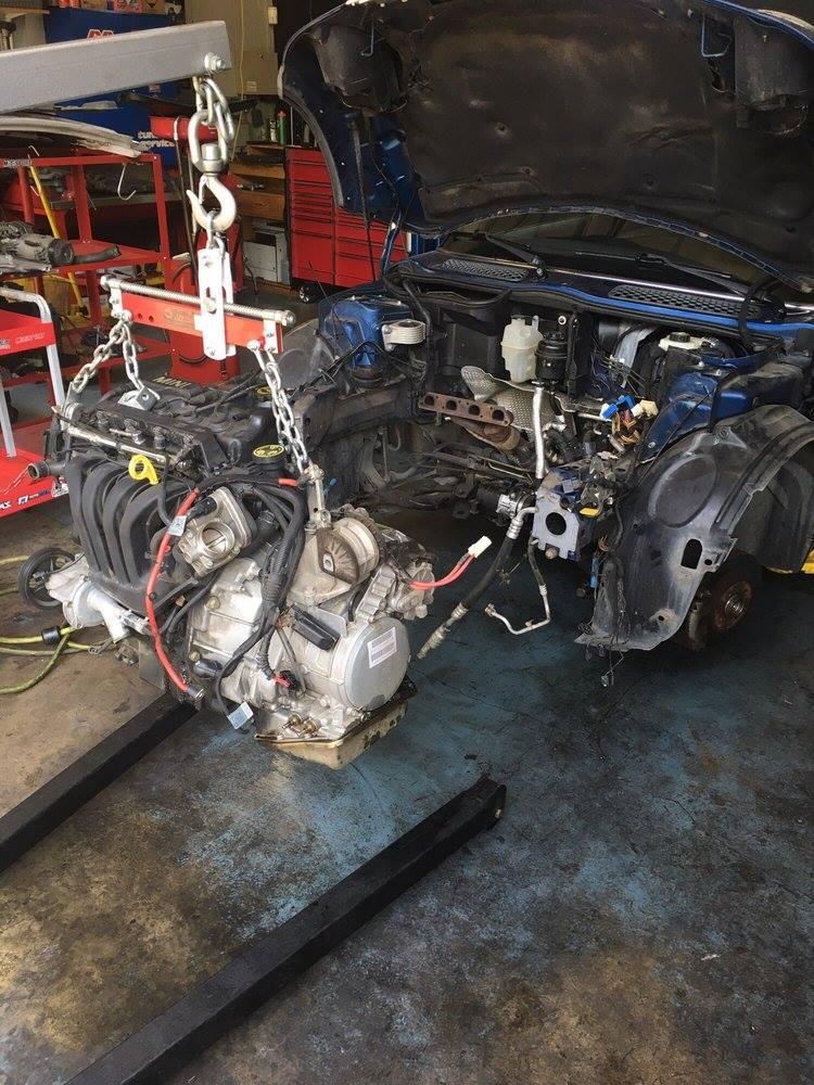 Picture of A recent MINI Cooper engine replacement job by autoTech Blackhawk - autoTech Blackhawk