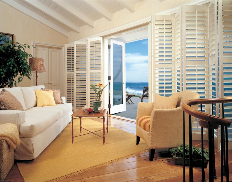Picture of Plantation shutters can add style to any room. - Creative Window Fashions, Inc.