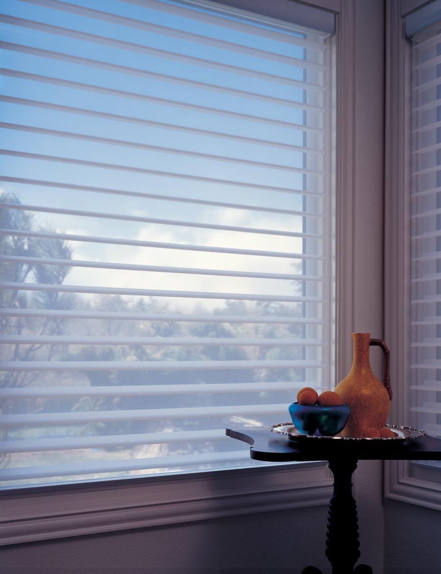 Picture of Go from sheer to total privacy with Silhouette shades. - Creative Window Fashions, Inc.