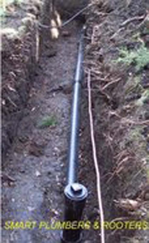 Picture of A trench-style sewer line replacement - Smart Plumbers, Inc.