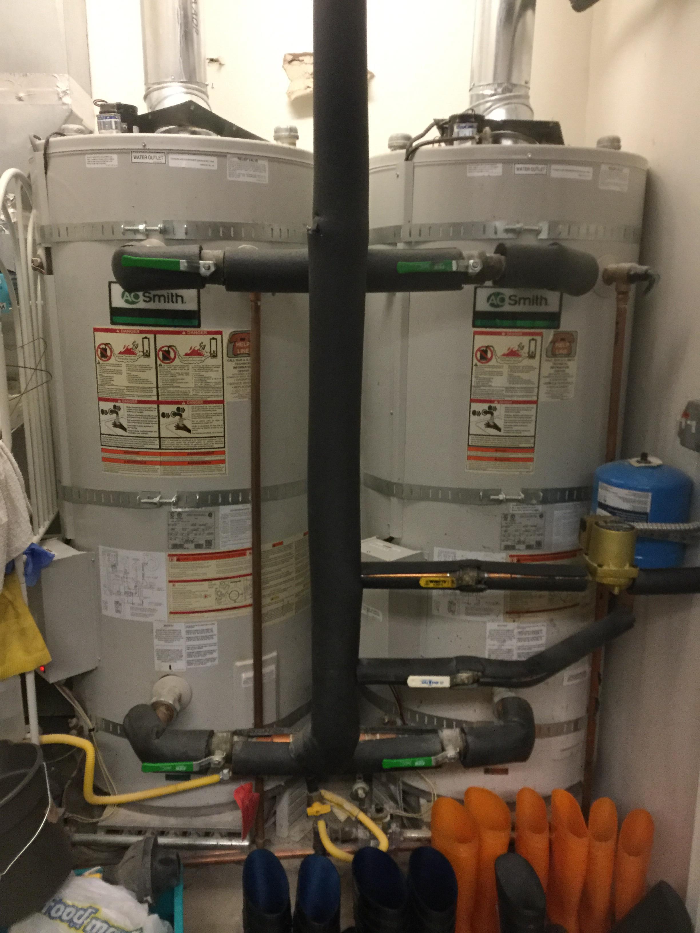 Picture of A recent commercial water heater installation by Absolute Plumbing and Drain - Absolute Plumbing and Drain