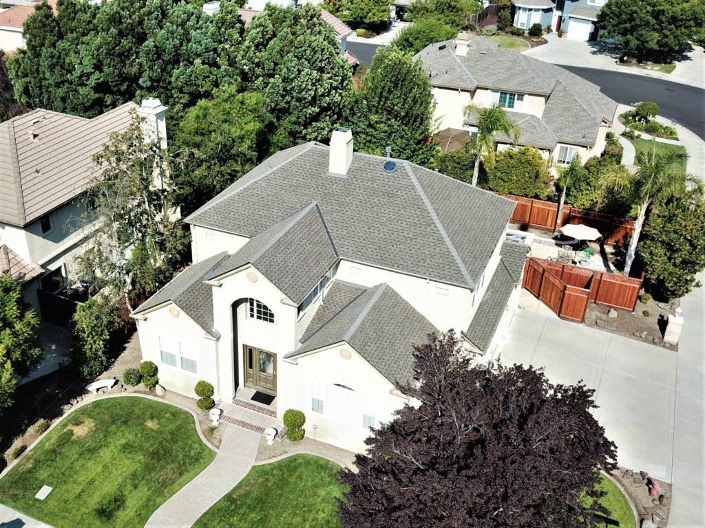 Picture of PRI-Premiere Roofing installed this steep pitched roof. - PRI-Premiere Roofing Inc.