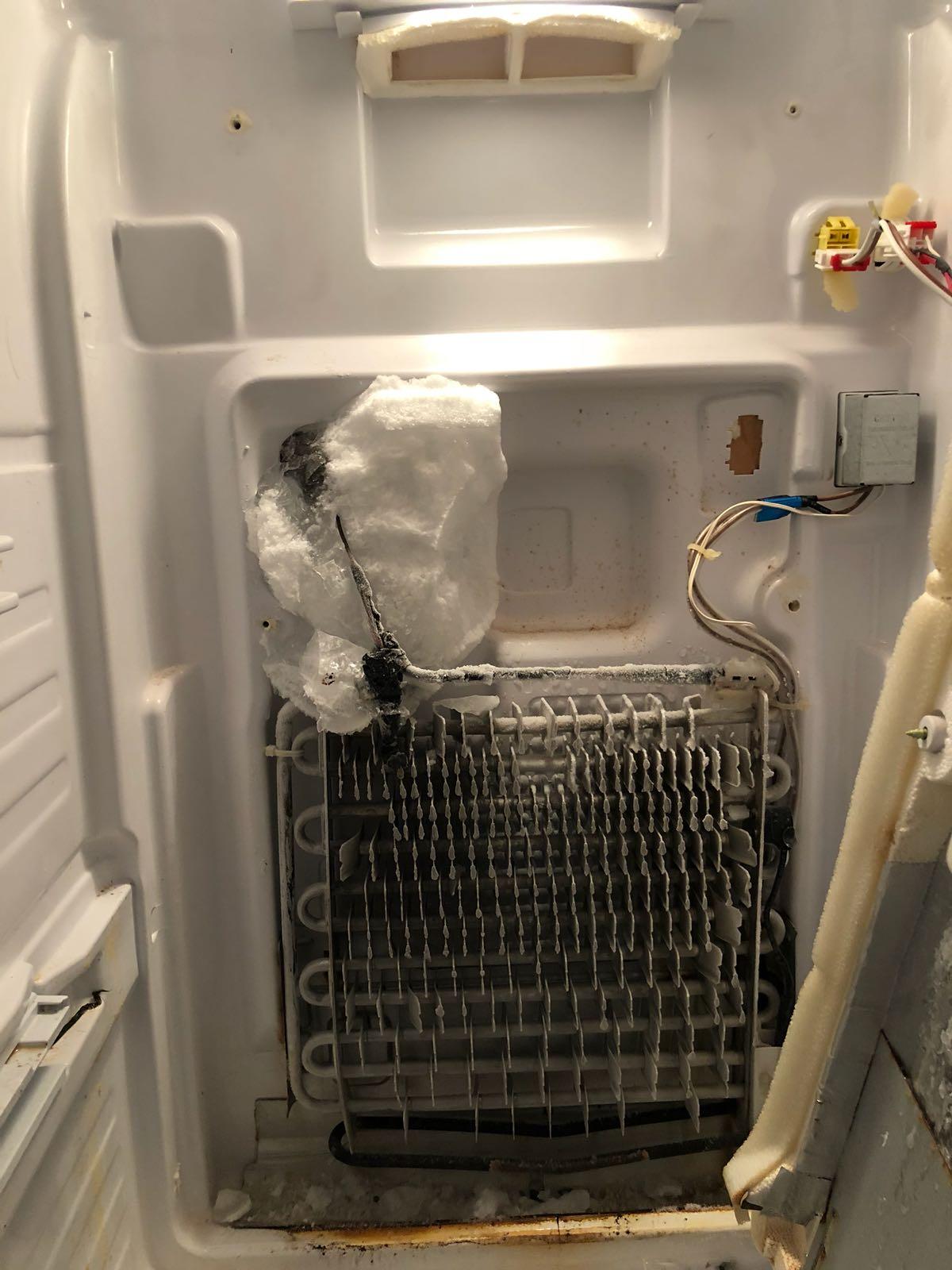 Picture of FixEm Appliance Repair fixed this Samsung refrigerator which wasn't cooling properly. - FixEm Appliance Repair