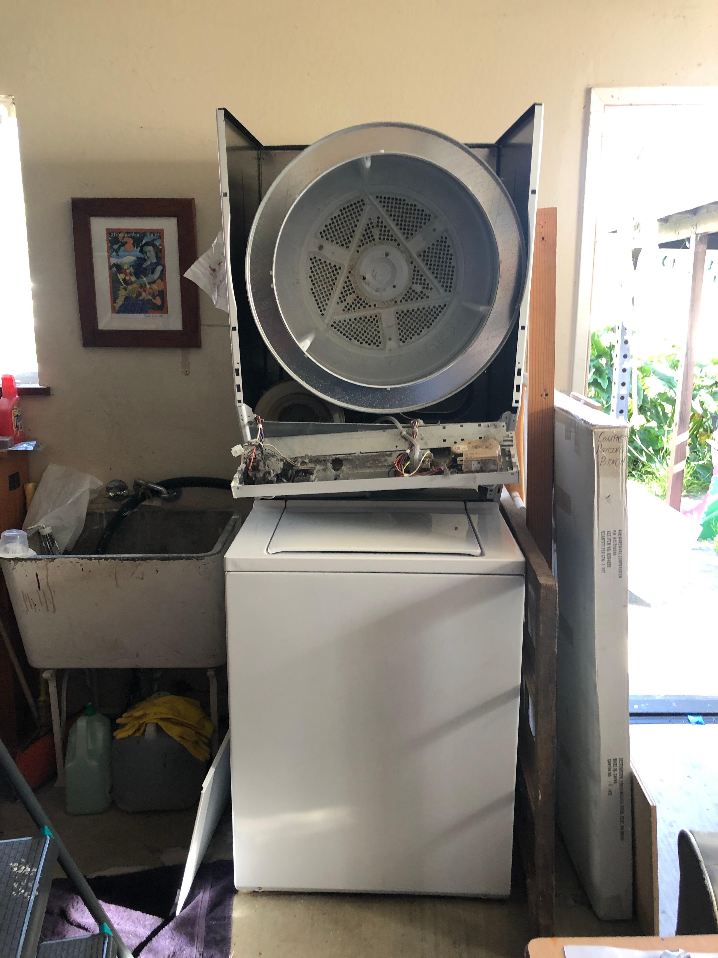 Picture of FixEm Appliance Repair fixed this washer/dryer combo. - FixEm Appliance Repair