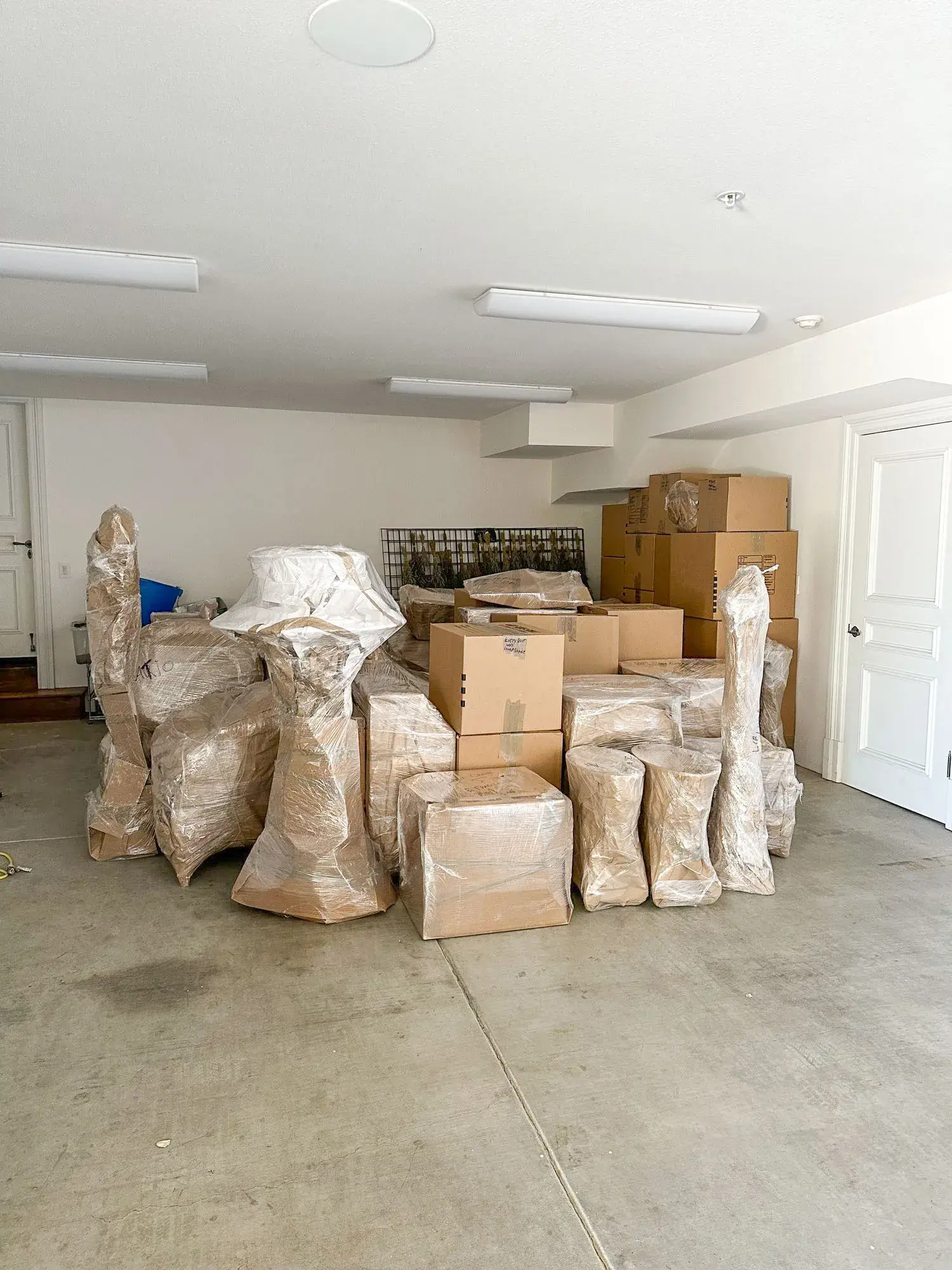 Picture of JC Express Movers prepared this furniture to be stored. - JC Express Movers