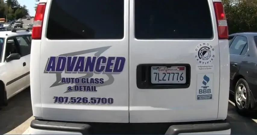 Picture of Advanced Auto Glass offers free mobile service to Sonoma County customers who want repairs while they're at home or work. - Advanced Auto Glass & Detail