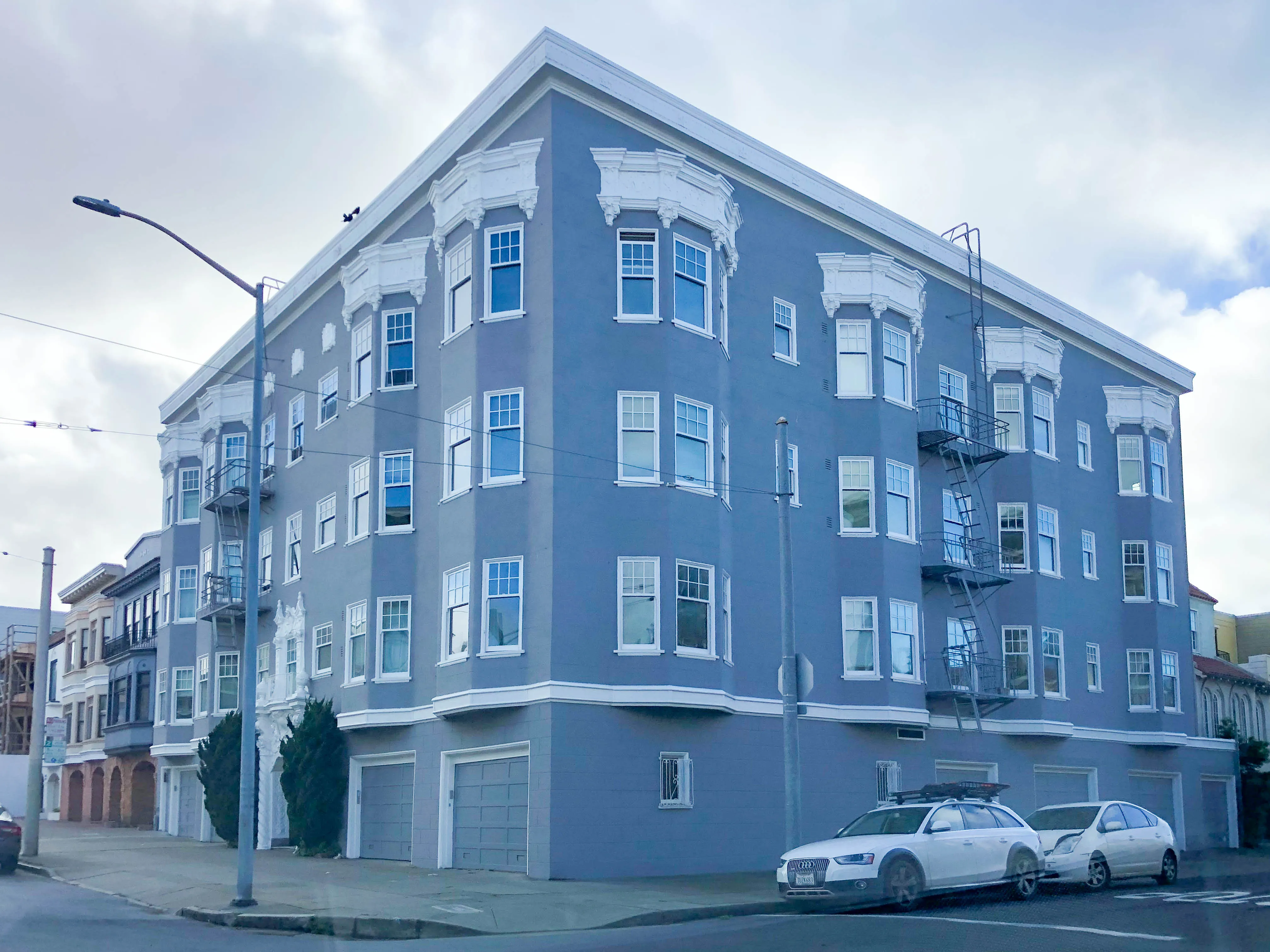 Picture of The crisp, newly painted facade of this corner building reflects Michael Sack Painting, Inc.'s commitment to quality outcomes. Each stroke showcases their Highest in Quality rating, resonating with precision and expertise. Copyright ©2025 Diamond Certified Resource

 - Michael Sack Painting, Inc.