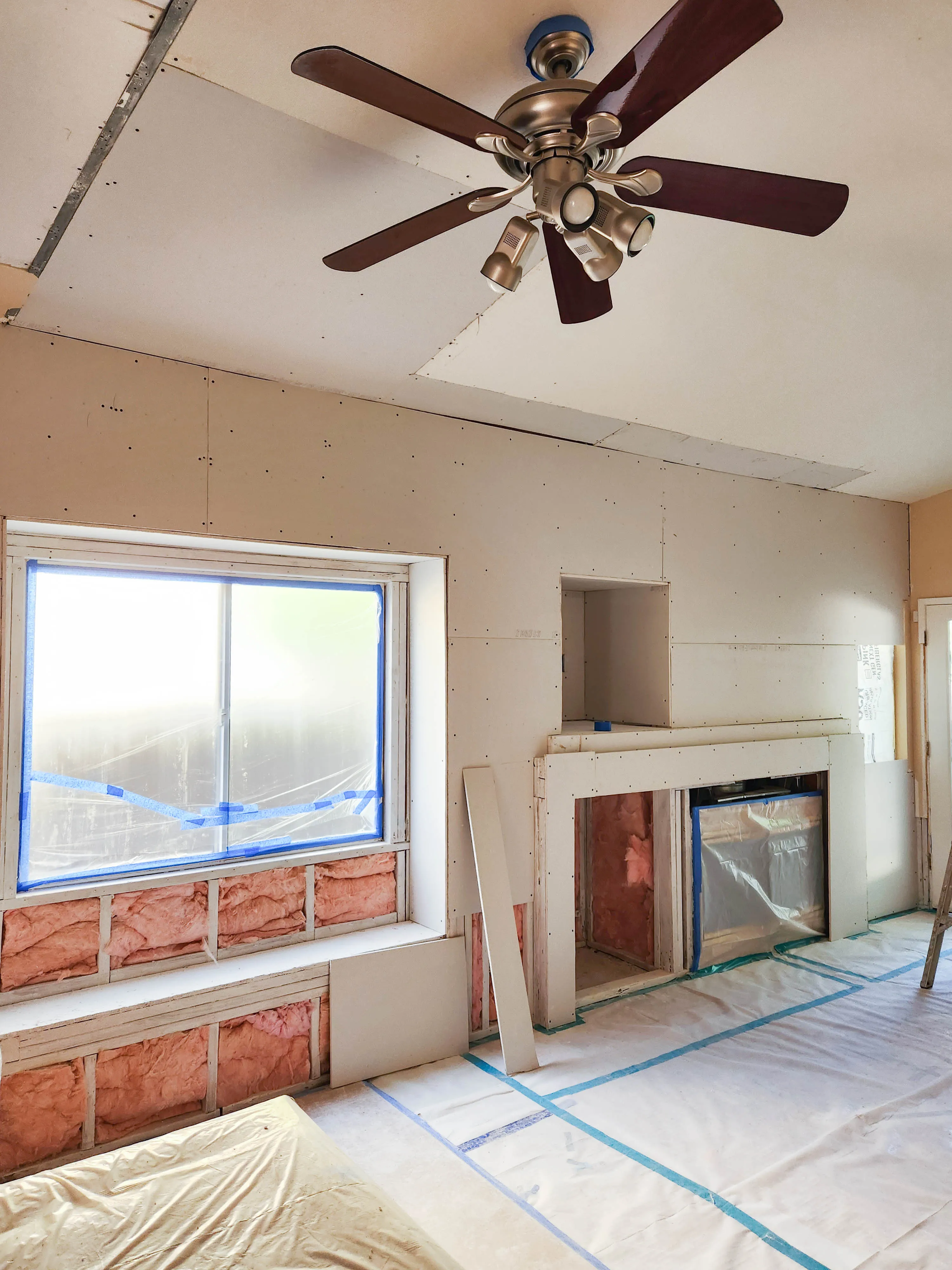 Picture of In a quiet room undergoing transformation, the meticulous drywall installation hints at Sulvaran Drywallâ€™s commitment to quality outcomes. Every detail, from insulation to precise board placement, contributes to a refined finish. The space awaits its final form, underscoring the company's top-rated expertise. Copyright ©2025 Diamond Certified Resource

 - Sulvaran Drywall
