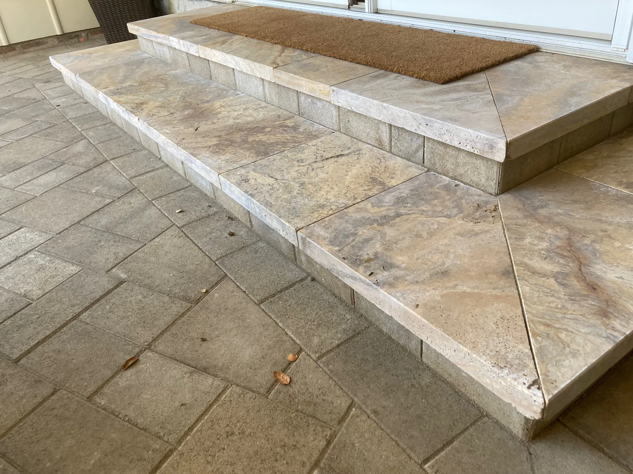 Picture of In a seamless blend of design and function, The Legacy Paver Group showcases its expertise with this elegant stone step installation. Recognized for expertise and quality, the company crafts beautiful, durable outdoor spaces. Copyright ©2025 Diamond Certified Resource

 - The Legacy Paver Group